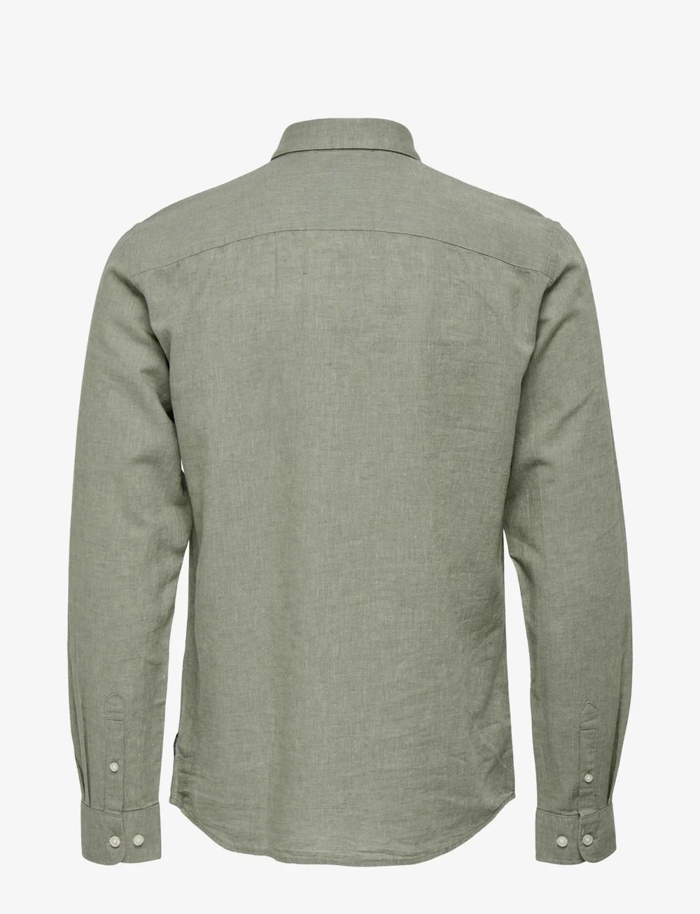 ONLY & SONS - ONSCAIDEN LIFE LS SOLID LINEN SHIRT NOOS - leinenhemden - swamp - 2