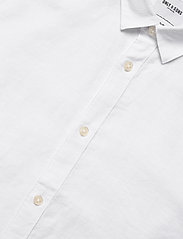 ONLY & SONS - ONSCAIDEN LS SOLID LINEN SHIRT NOOS - najniższe ceny - white - 9