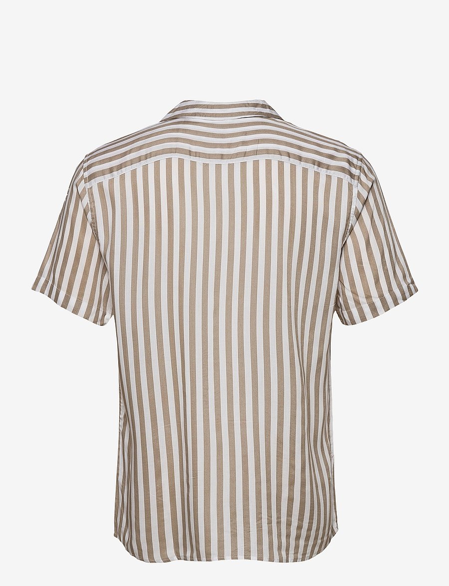 ONLY & SONS - ONSWAYNE LIFE SS VISCOSE SHIRT NOOS - stutterma skyrtur - chinchilla - 2