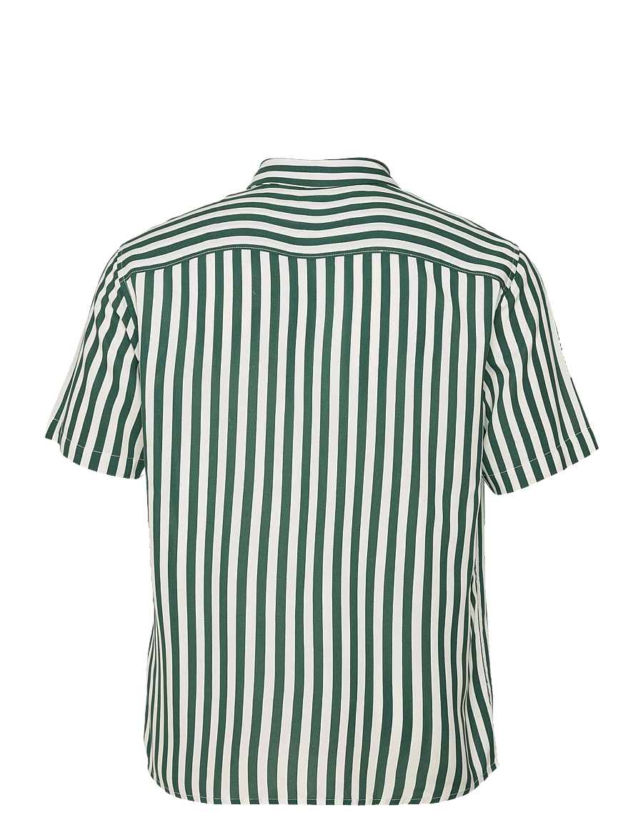 ONLY & SONS - ONSWAYNE LIFE SS VISCOSE SHIRT NOOS - stutterma skyrtur - dark green - 2