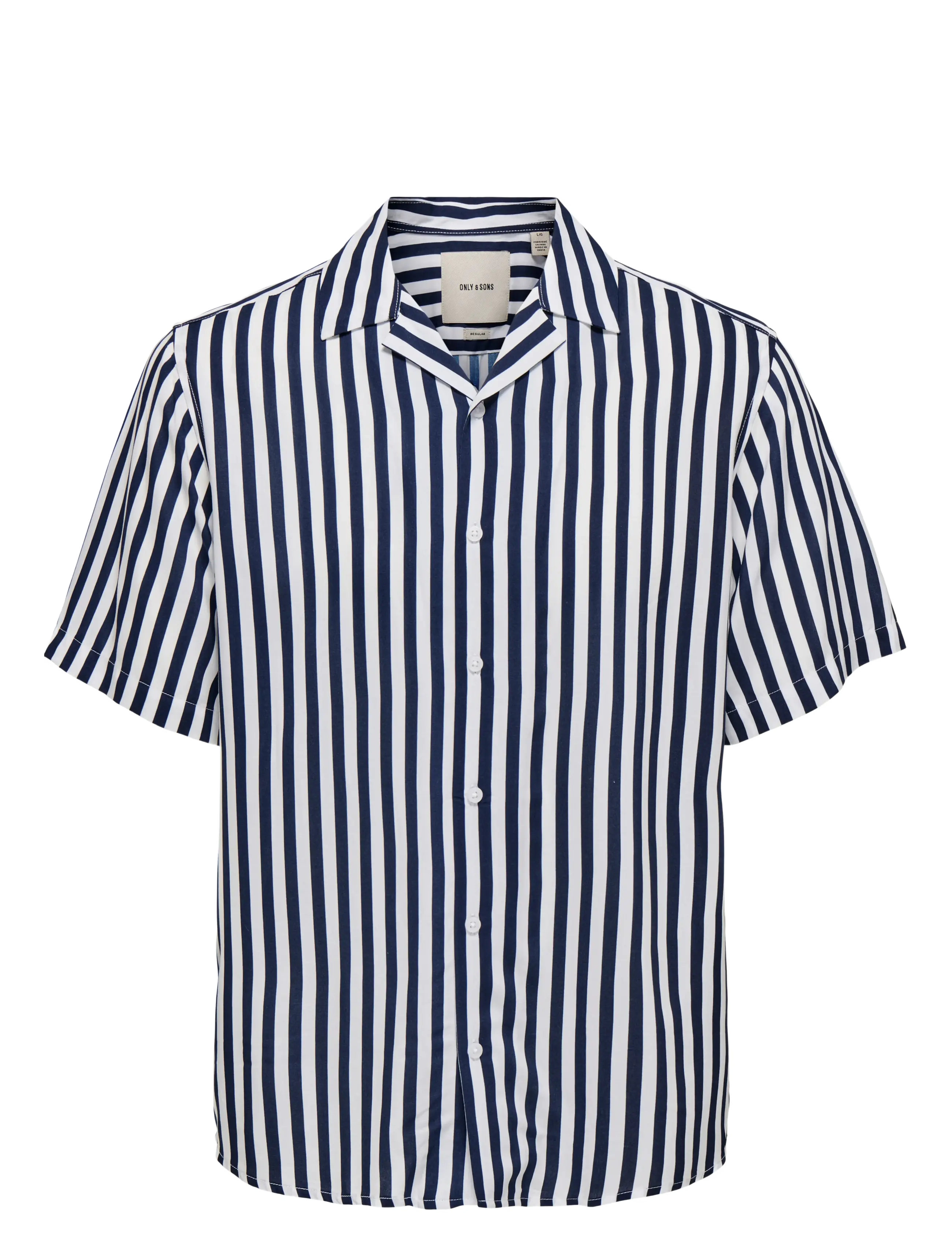 ONLY & SONS ONSWAYNE LIFE SS VISCOSE SHIRT NOOS - Skjortor - DRESS BLUES / navy