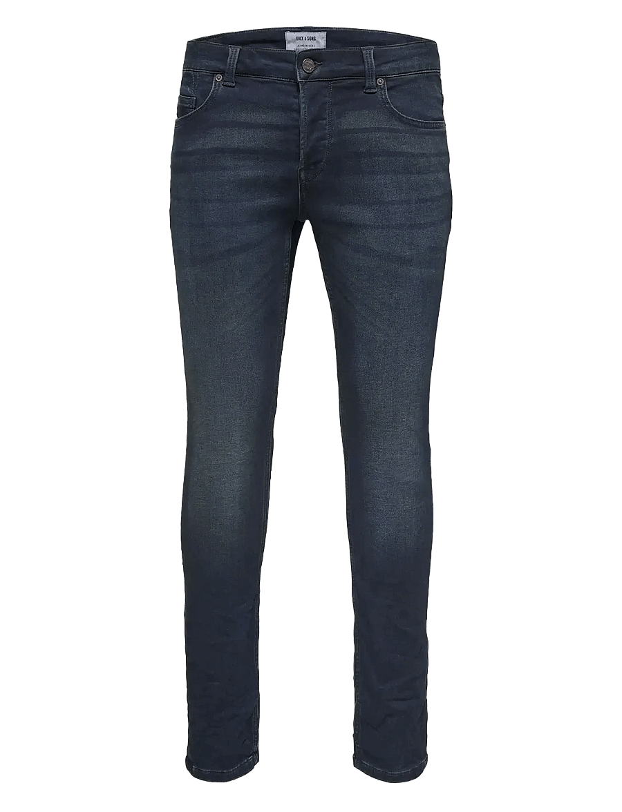 ONLY & SONS - ONSLOOM SLIM JOG 3631 PIM DNM NOOS - slim-fit jeans - blue denim - 1