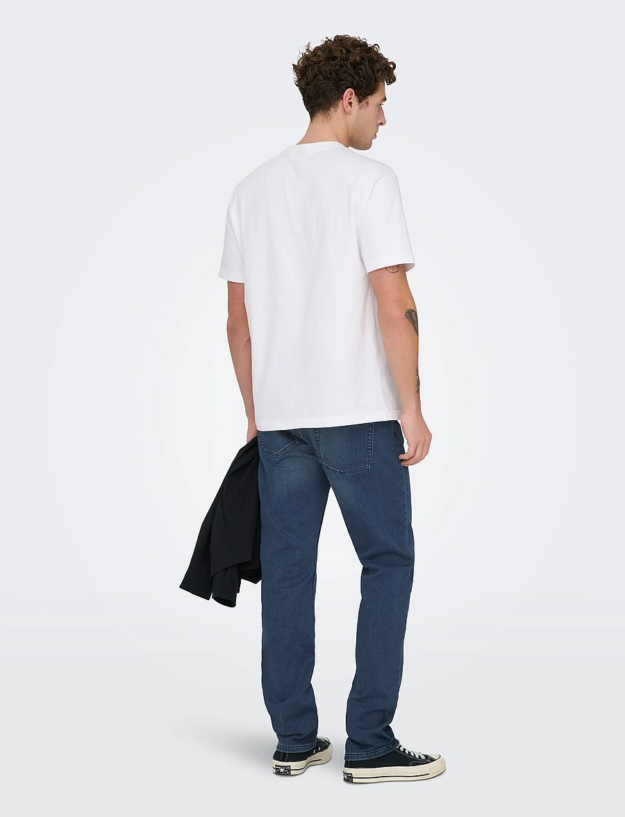 ONLY & SONS - ONSLOOM SLIM JOG 3631 PIM DNM NOOS - slim-fit jeans - blue denim - 3