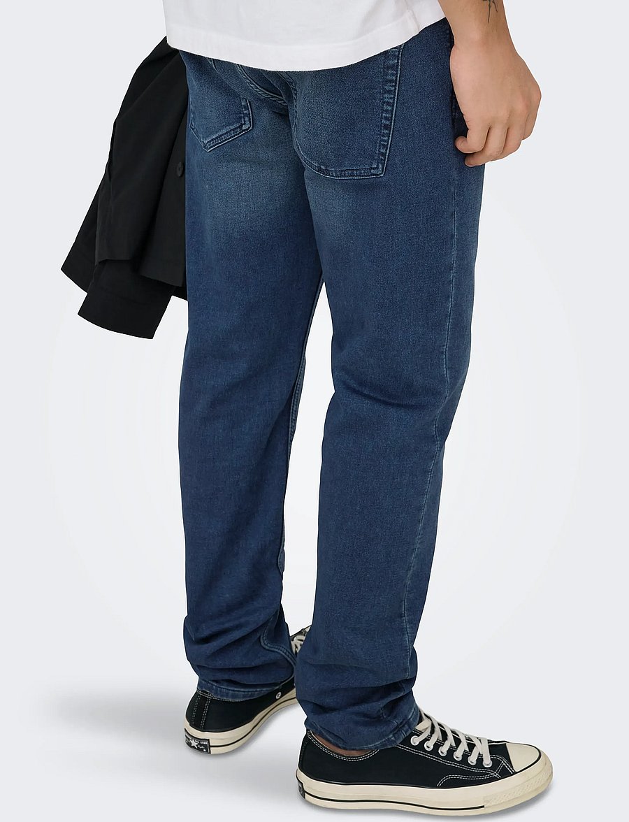 ONLY & SONS - ONSLOOM SLIM JOG 3631 PIM DNM NOOS - slim-fit jeans - blue denim - 5