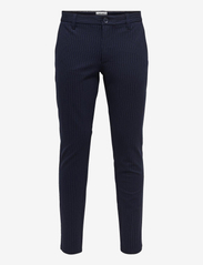ONLY & SONS - ONSMARK PANT STRIPE GW 3727 NOOS - suit trousers - night sky - 0