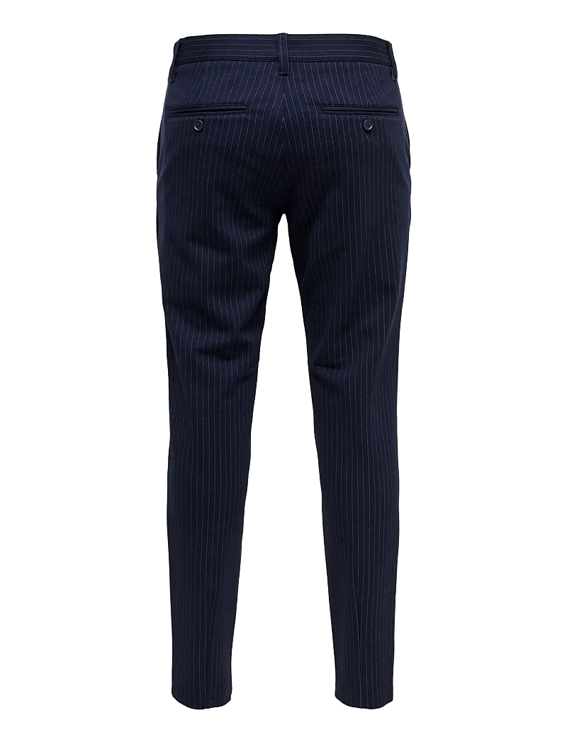 ONLY & SONS - ONSMARK PANT STRIPE GW 3727 NOOS - Ülikonnapüksid - night sky - 2