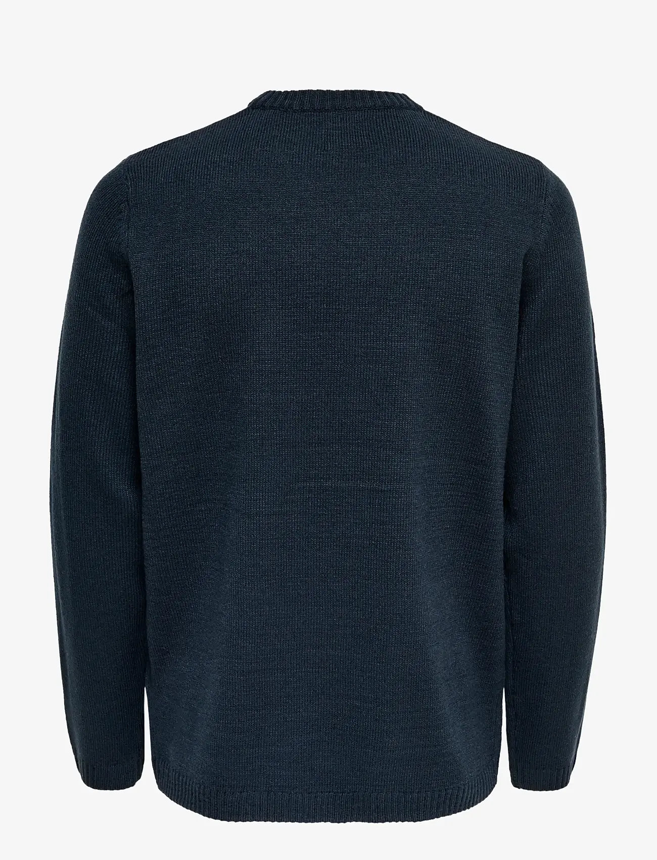 ONLY & SONS - ONSXMAS 7 FUNNY BADGE JAQUARD KNIT CS - herbstliche kleidung - blue nights - 1