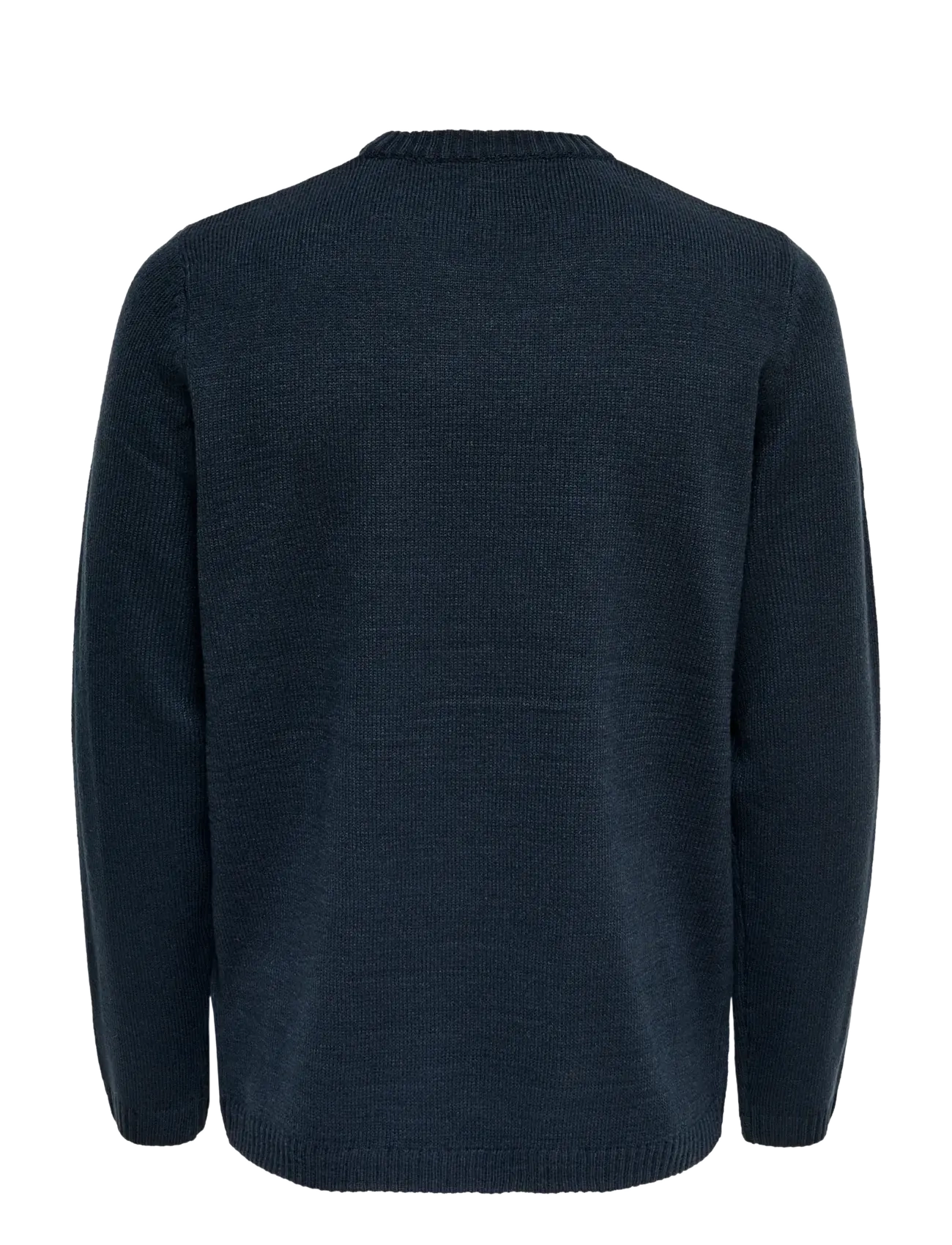 ONLY & SONS - ONSXMAS 7 FUNNY BADGE JAQUARD KNIT CS - laveste priser - blue nights - 1