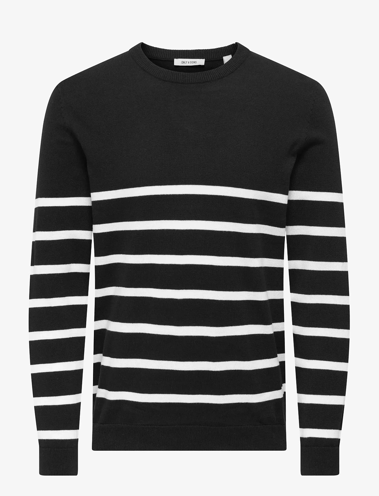 ONLY & SONS - ONSALEX REG 12 CREW KNIT NOOS - rund hals - black - 1