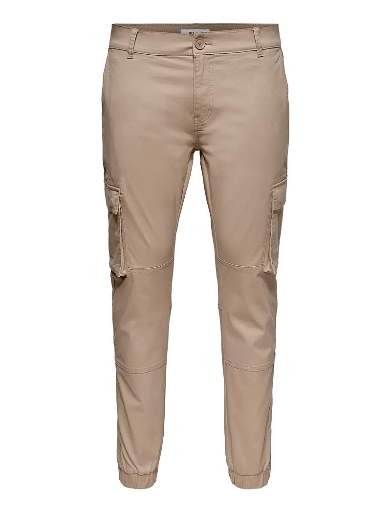 ONLY & SONS - ONSCAM STAGE CARGO CUFF LIFE 6687 NOOS - cargobyxor - chinchilla - 1