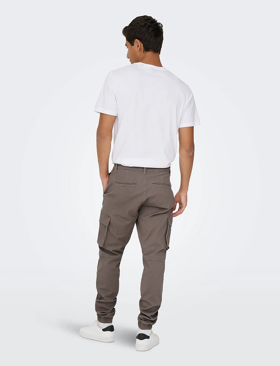 ONLY & SONS - ONSCAM STAGE CARGO CUFF LIFE 6687 NOOS - cargo-püksid - falcon - 3