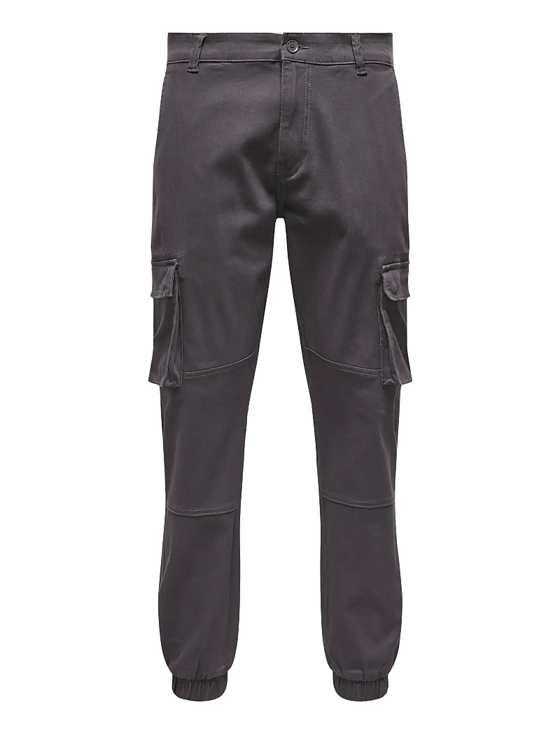 ONLY & SONS - ONSCAM STAGE CARGO CUFF LIFE 6687 NOOS - cargobyxor - grey pinstripe - 1