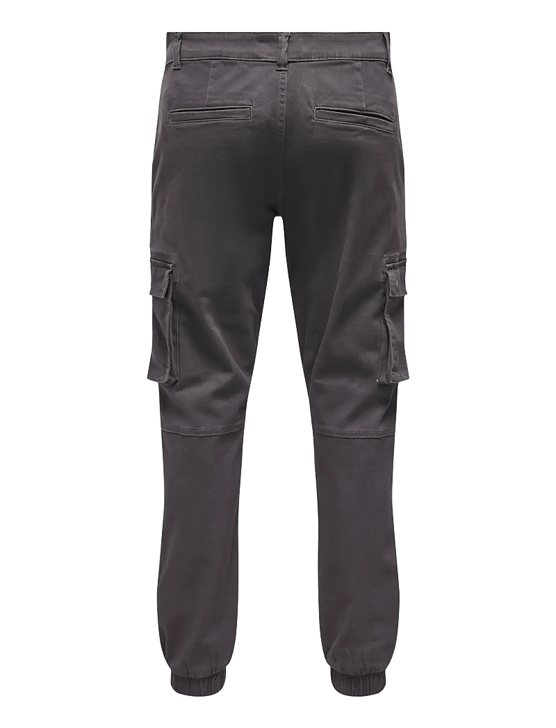 ONLY & SONS - ONSCAM STAGE CARGO CUFF LIFE 6687 NOOS - cargobyxor - grey pinstripe - 2