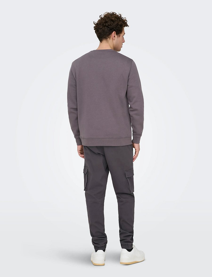 ONLY & SONS - ONSCAM STAGE CARGO CUFF LIFE 6687 NOOS - cargobukser - grey pinstripe - 3
