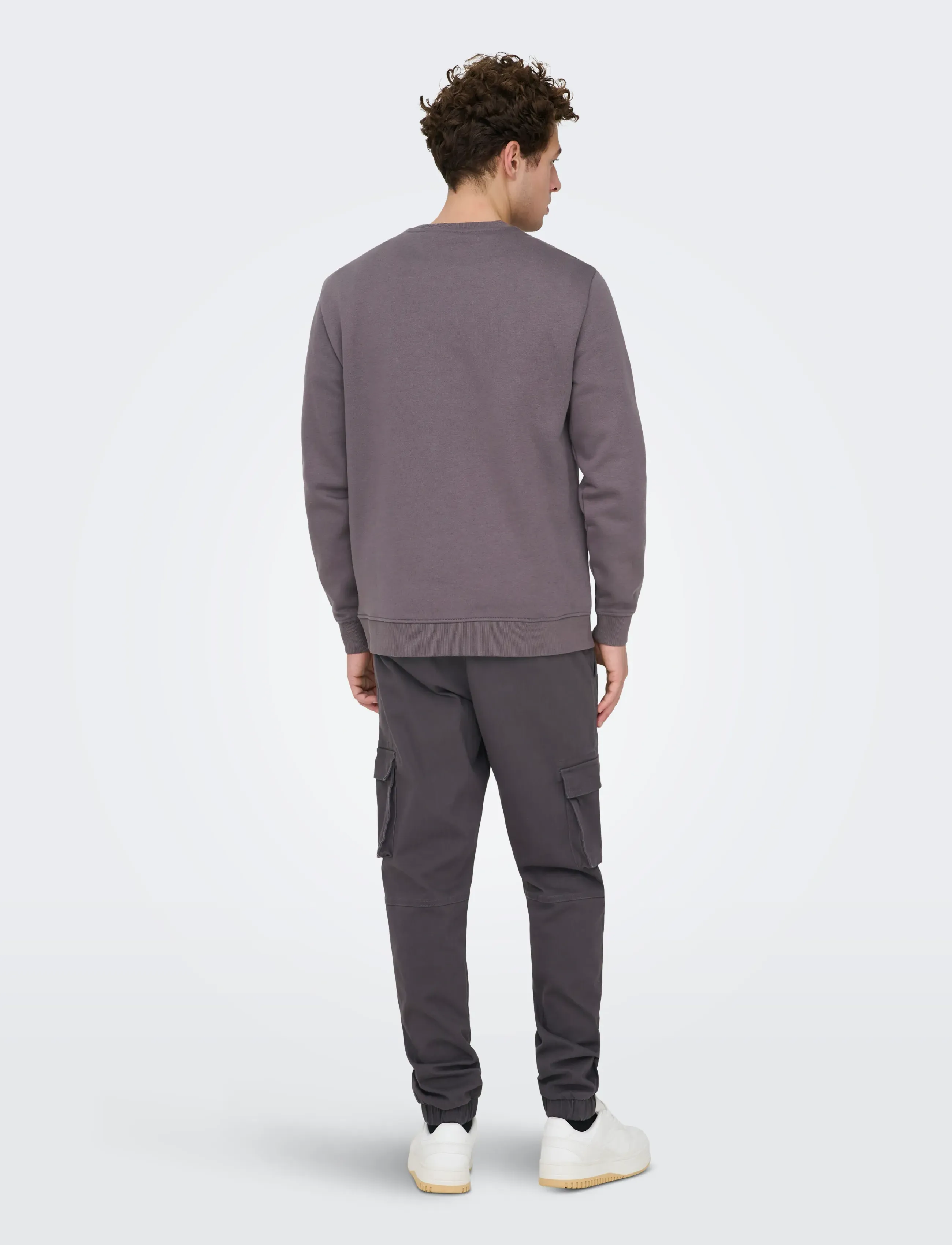 ONLY & SONS - ONSCAM STAGE CARGO CUFF LIFE 6687 NOOS - cargohosen - grey pinstripe - 3