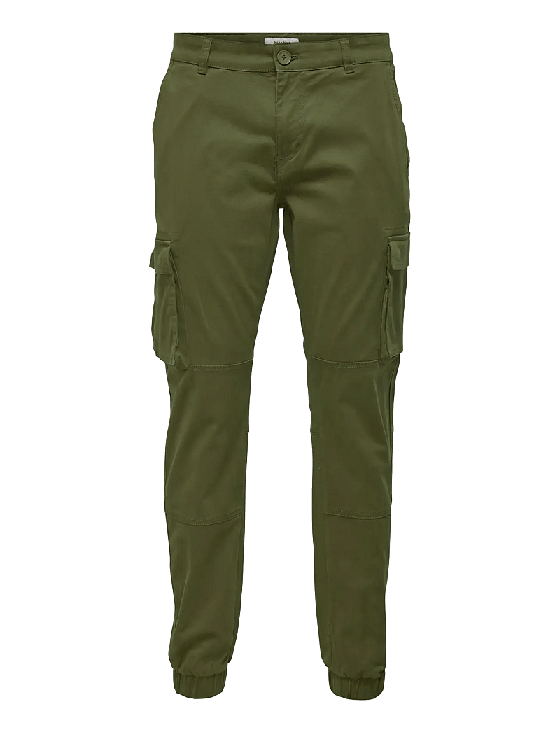 ONLY & SONS - ONSCAM STAGE CARGO CUFF LIFE 6687 NOOS - cargobyxor - olive night - 1