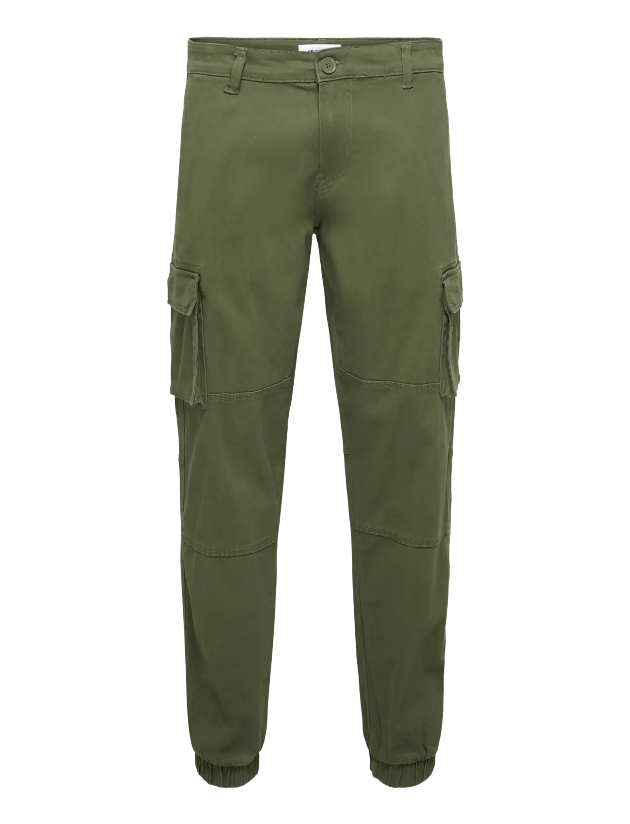 ONLY & SONS ONSCAM STAGE CARGO CUFF LIFE 6687 NOOS - Hosen - OLIVE NIGHT / khaki/green