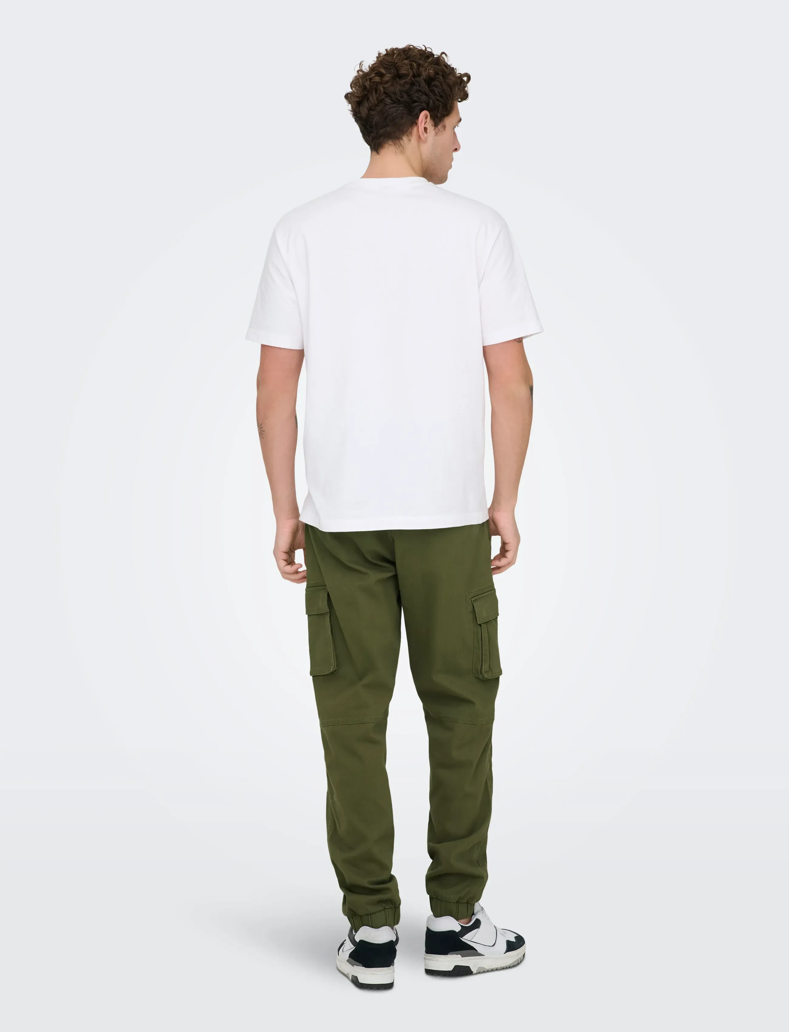 ONLY & SONS - ONSCAM STAGE CARGO CUFF LIFE 6687 NOOS - cargobyxor - olive night - 3
