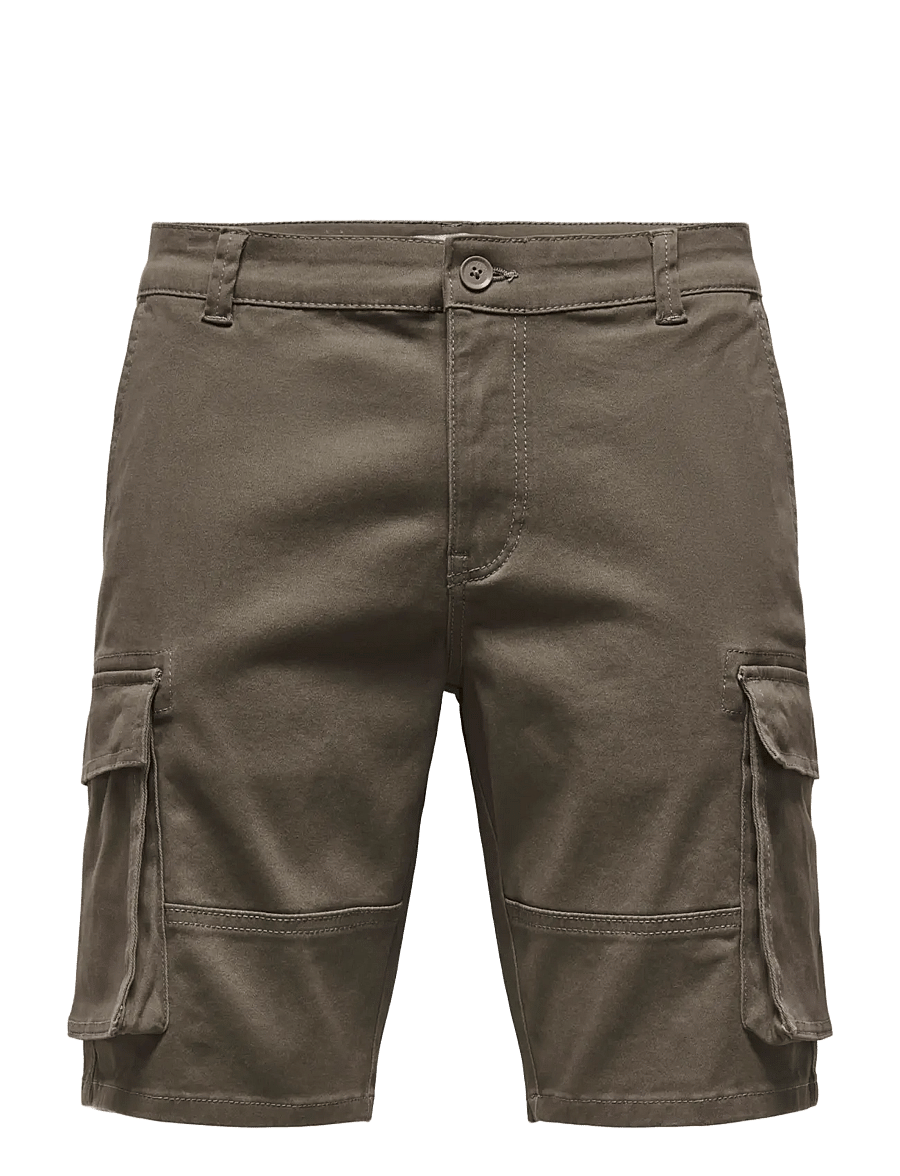 ONLY & SONS - ONSCAM STAGE CARGO SHORTS 6689 LIFE NOOS - cargoshorts - bungee cord - 1