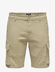 ONLY & SONS - ONSCAM STAGE CARGO SHORTS 6689 LIFE NOOS - de laveste prisene - chinchilla - 0
