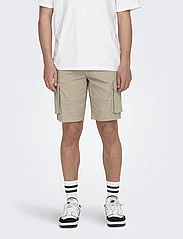 ONLY & SONS - ONSCAM STAGE CARGO SHORTS 6689 LIFE NOOS - alhaisimmat hinnat - chinchilla - 2