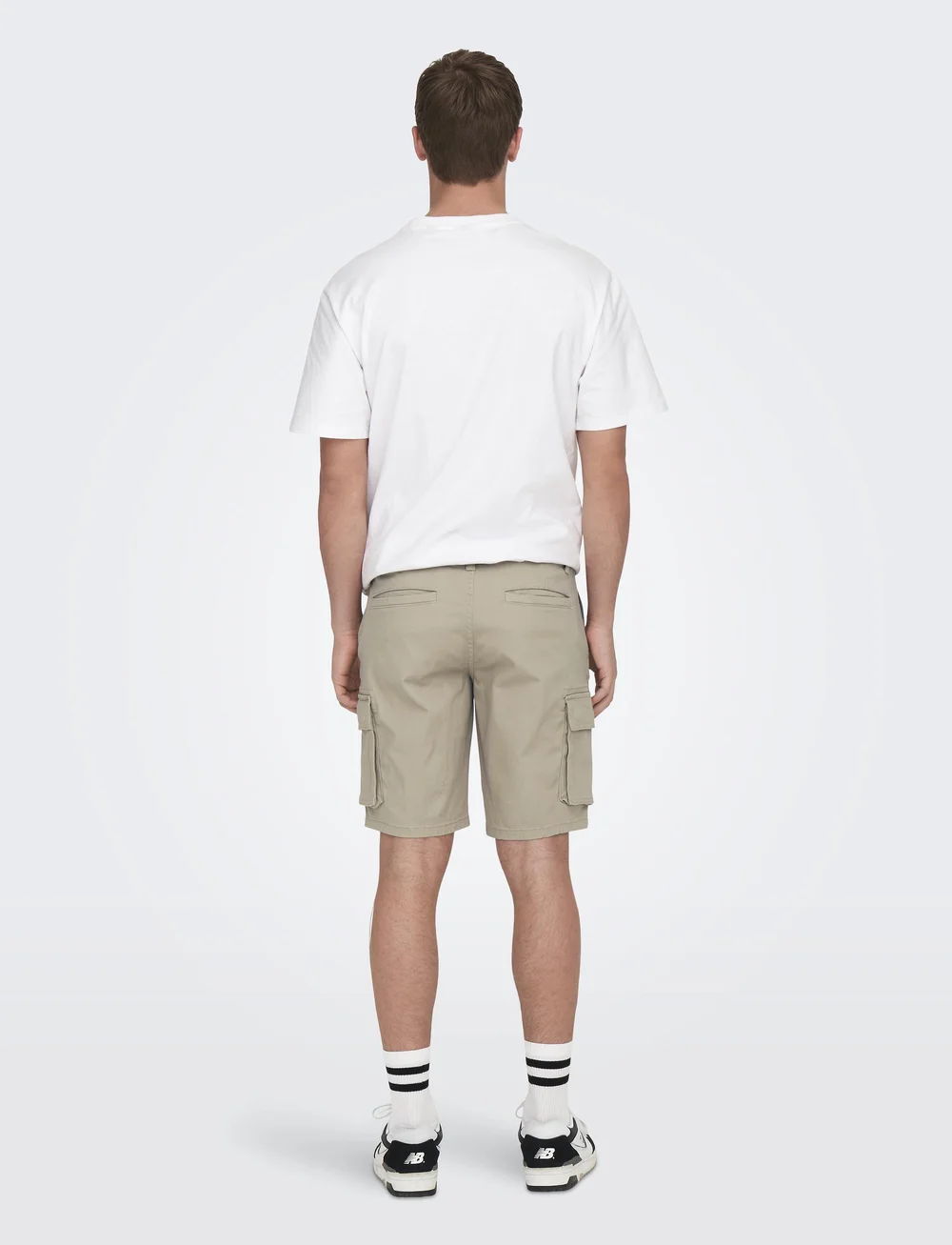 ONLY & SONS - ONSCAM STAGE CARGO SHORTS 6689 LIFE NOOS - cargo shorts - chinchilla - 3