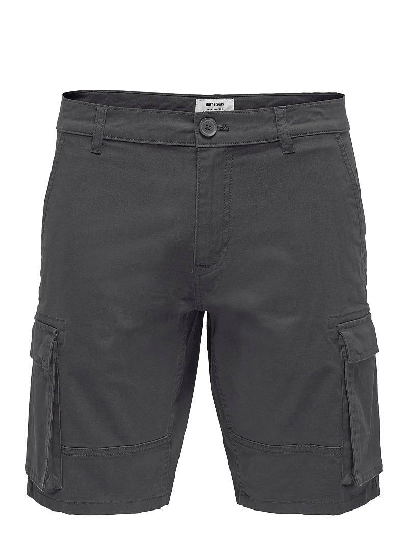 ONLY & SONS - ONSCAM STAGE CARGO SHORTS 6689 LIFE NOOS - cargo shorts - grey pinstripe - 1