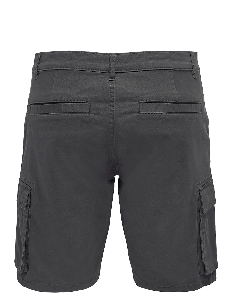 ONLY & SONS - ONSCAM STAGE CARGO SHORTS 6689 LIFE NOOS - cargoshorts - grey pinstripe - 2