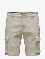 ONSCAM STAGE CARGO SHORTS 6689 LIFE NOOS - SILVER LINING