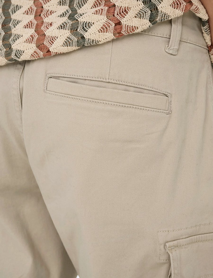 ONLY & SONS - ONSCAM STAGE CARGO SHORTS 6689 LIFE NOOS - cargo shorts - silver lining - 4