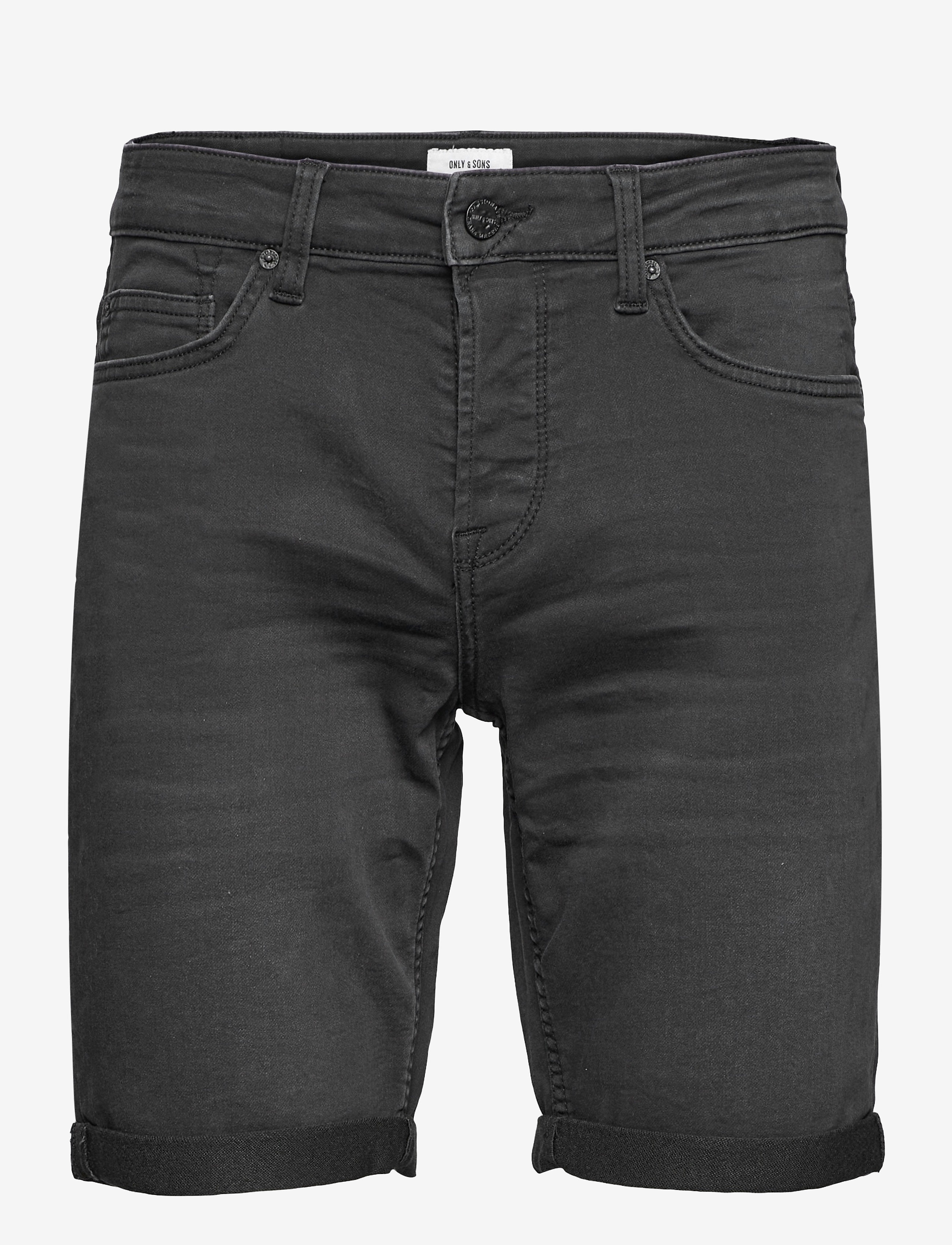 ONLY & SONS Onsply Blk Jog 8581 Pim Dnm Shorts Noos Schwarz - S - Herren
