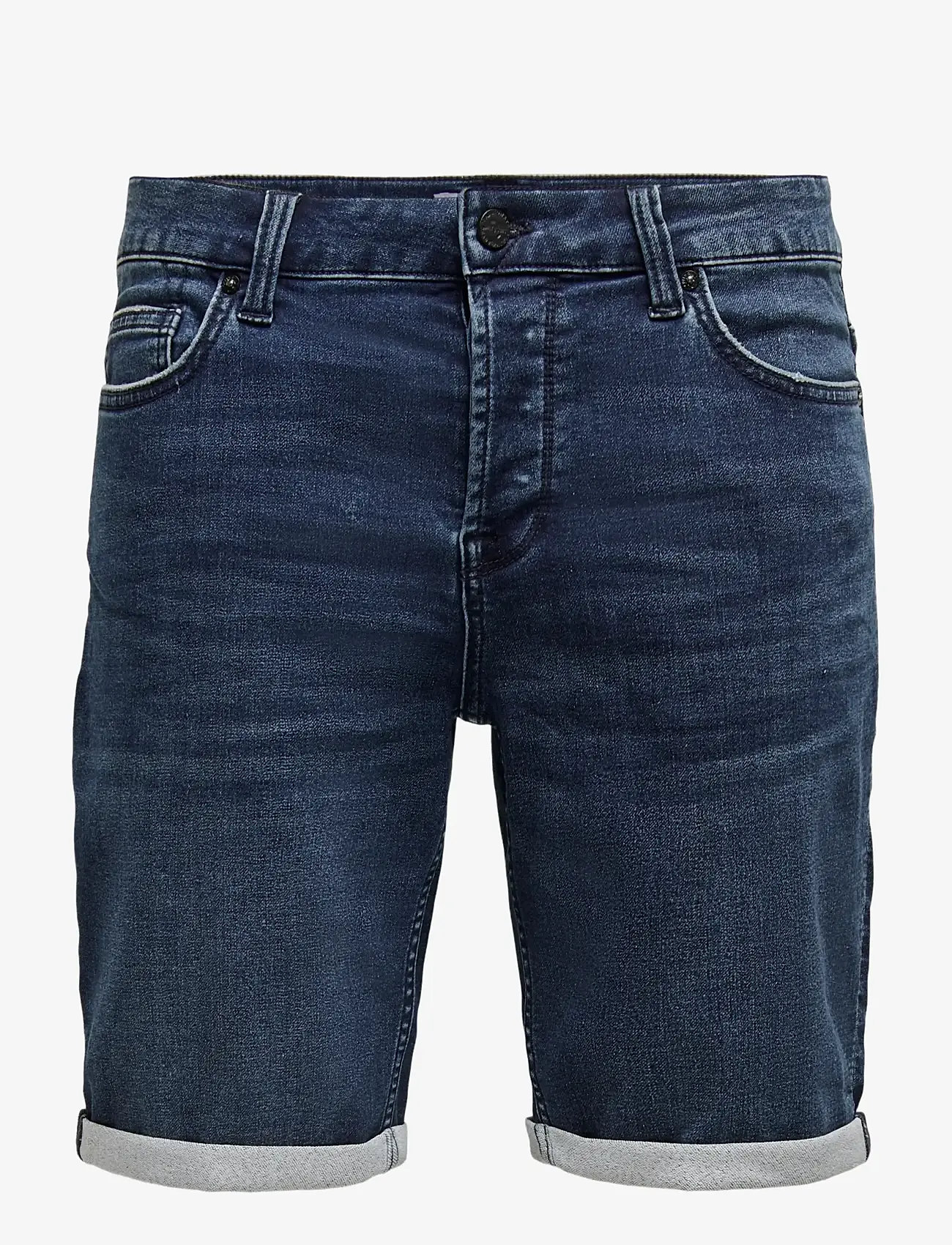ONLY & SONS ONSPLY JOG DB 8582 PIM DNM SHORTS NOOS - Lühikesed teksapüksid - BLUE DENIM / blue