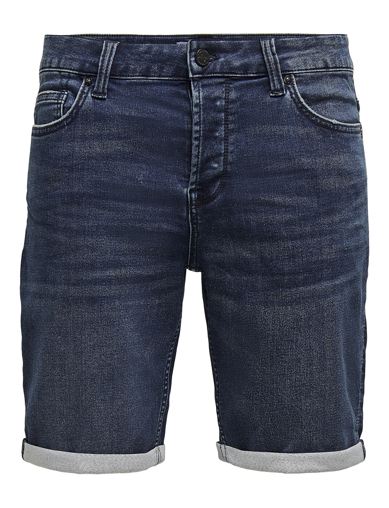 ONLY & SONS - ONSPLY JOG DB 8582 PIM DNM SHORTS NOOS - jorts - blue denim - 1