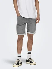 ONLY & SONS - ONSPLY JOG MG 8583 PIM DNM SHORTS NOOS - lowest prices - grey denim - 2