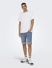 ONLY & SONS - ONSPLY JOG MB 8584 PIM DNM SHORTS NOOS - lowest prices - blue denim - 4