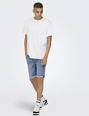 ONLY & SONS - ONSPLY JOG MB 8584 PIM DNM SHORTS NOOS - lowest prices - blue denim - 6