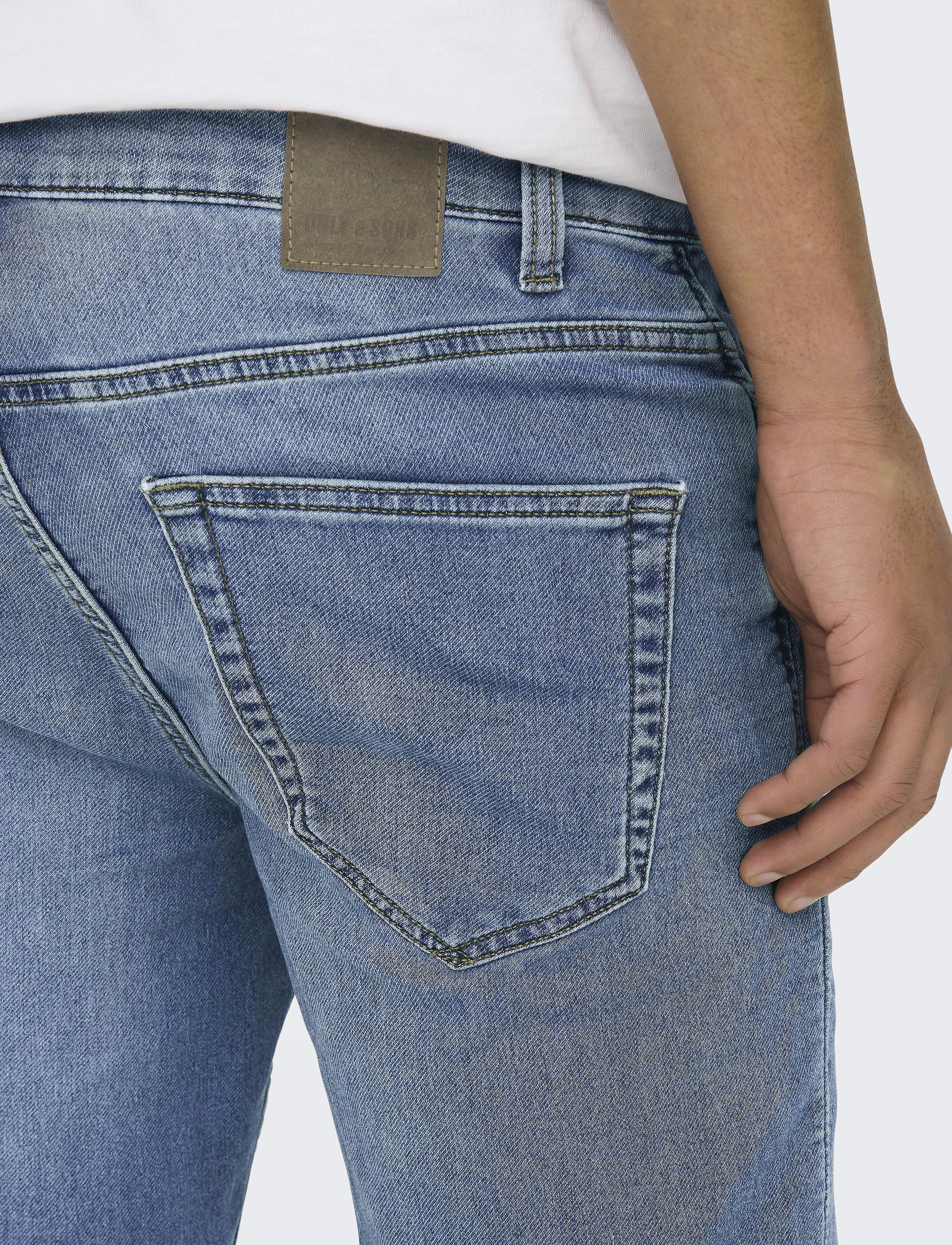 ONLY & SONS ONSPLY JOG MB 8584 PIM DNM SHORTS NOOS - Kleidung - BLUE DENIM / blue