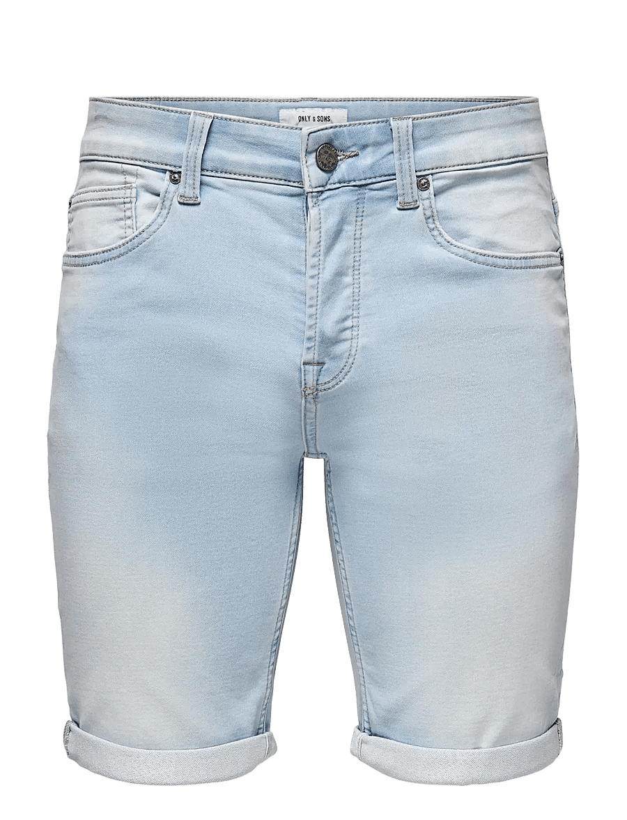 ONLY & SONS - ONSPLY LB JOG 8587 PIM DNM SHORTS NOOS - short en jean - blue denim - 1