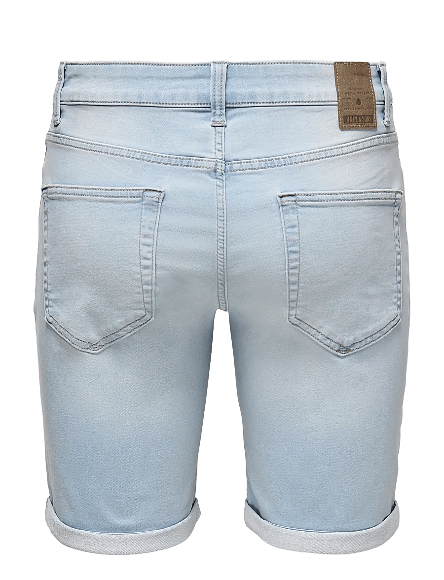 ONLY & SONS - ONSPLY LB JOG 8587 PIM DNM SHORTS NOOS - short en jean - blue denim - 2