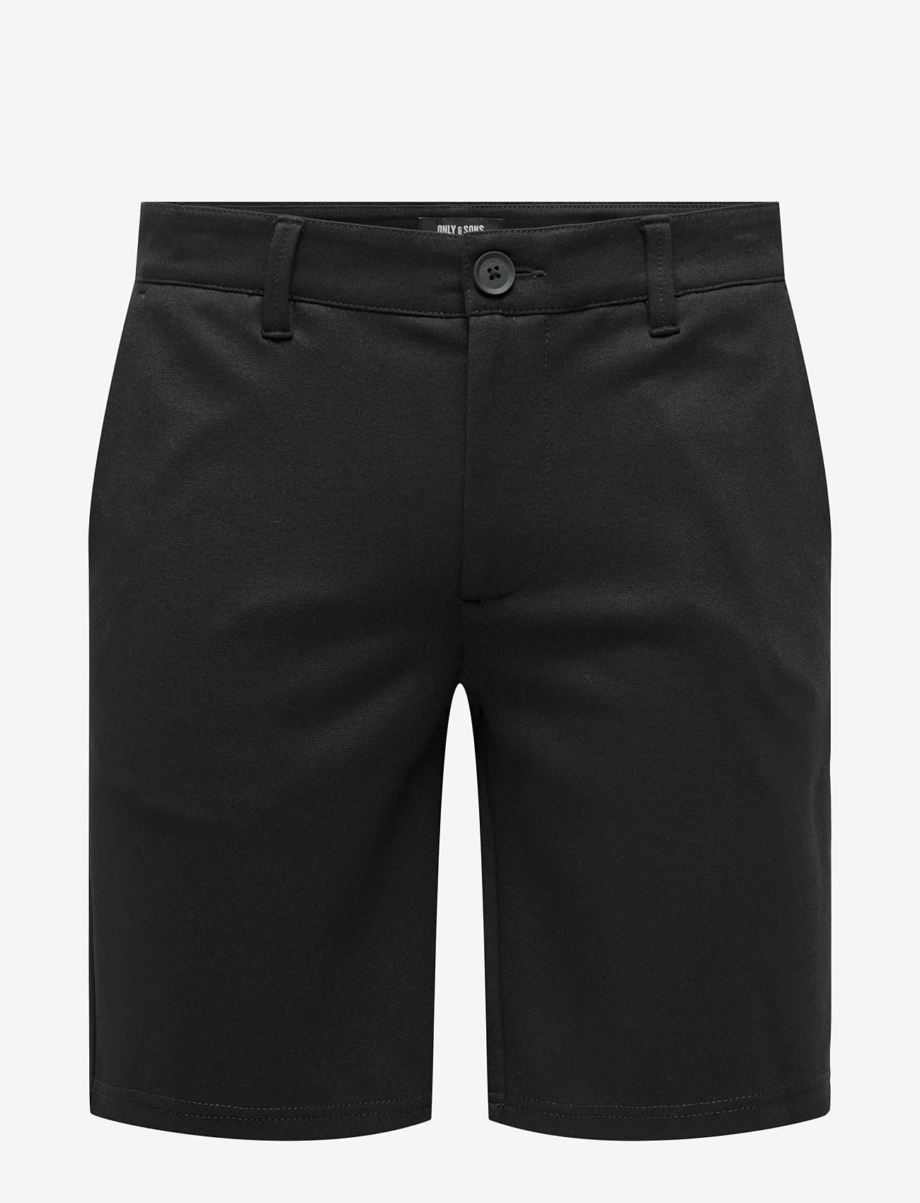 ONLY & SONS - ONSMARK SHORTS GW 8667 - chino lühikesed püksid - black - 1