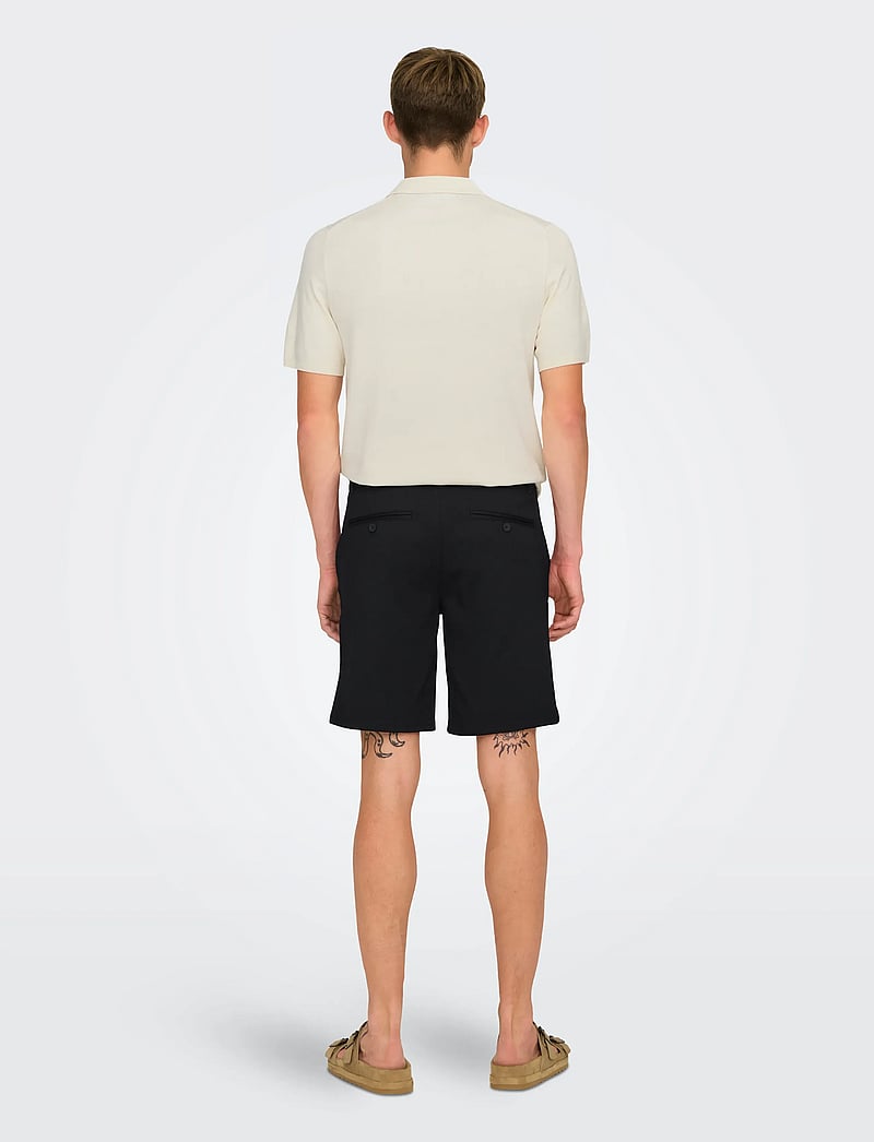 ONLY & SONS - ONSMARK SHORTS 0209 NOOS - chinos shorts - black - 3