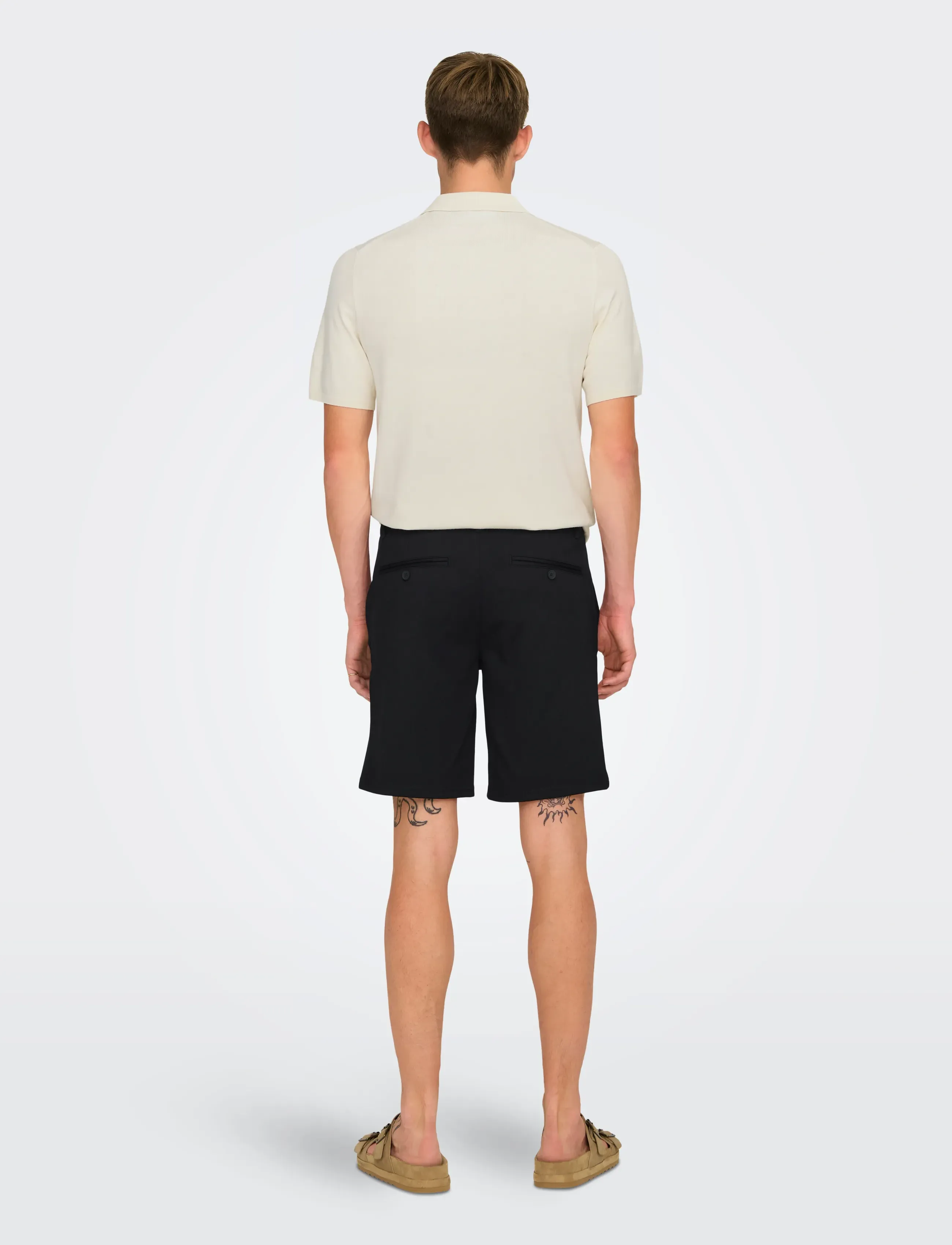 ONLY & SONS - ONSMARK SHORTS 0209 NOOS - chinos shorts - black - 3