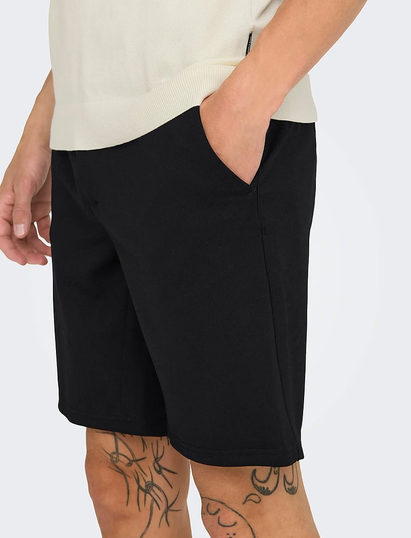 ONLY & SONS - ONSMARK SHORTS 0209 NOOS - chinos shorts - black - 5
