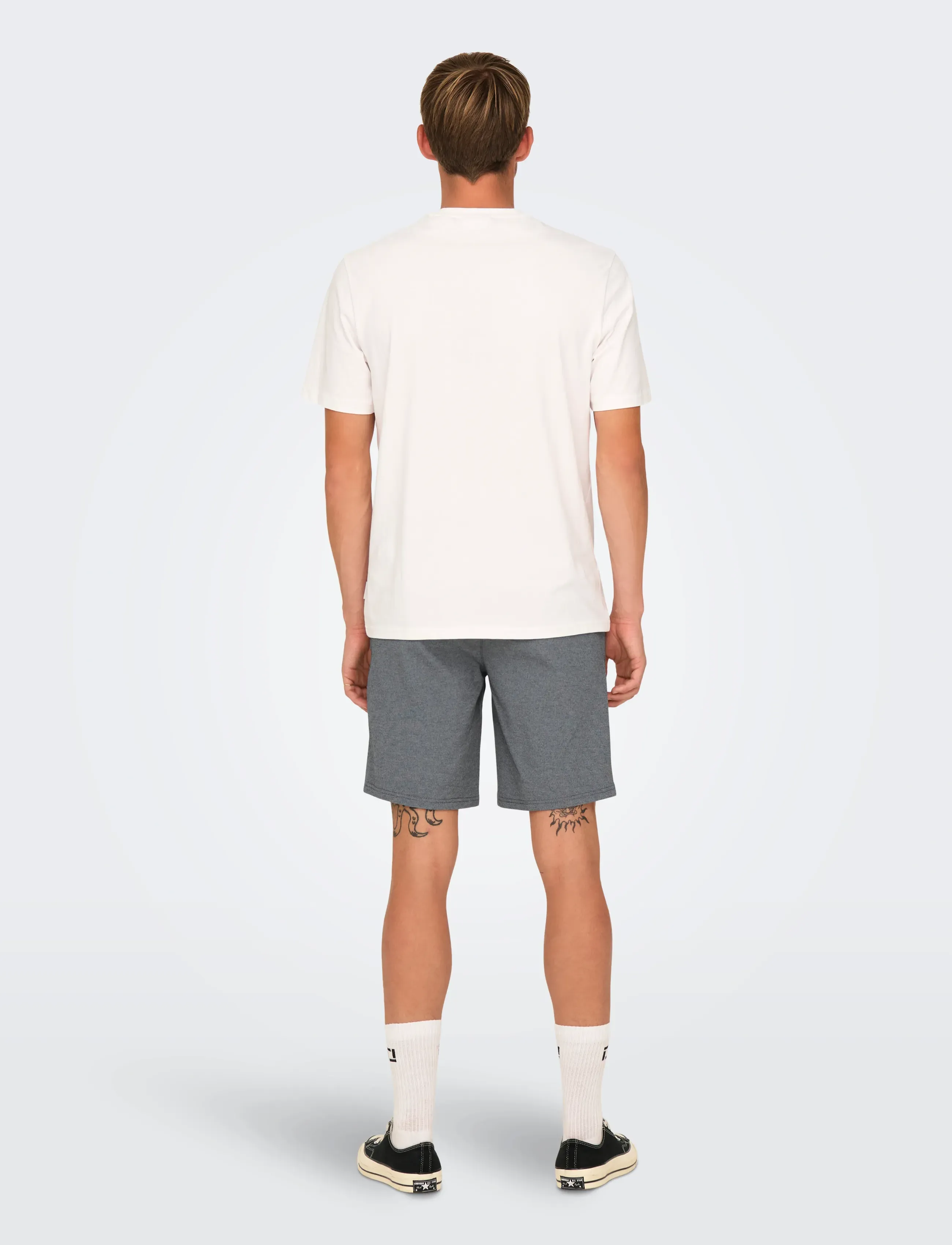 ONLY & SONS - ONSMARK SHORTS 0209 NOOS - chinos shorts - medium grey melange - 3