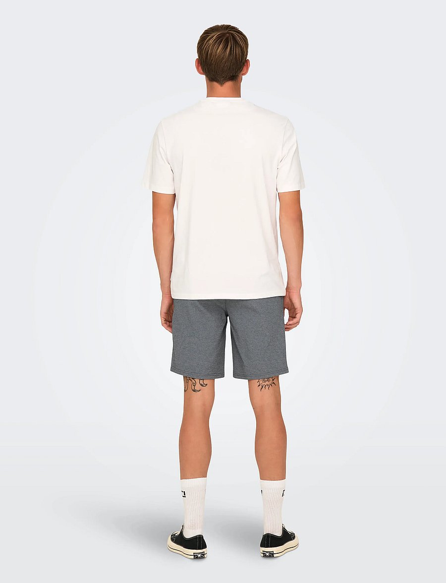 ONLY & SONS - ONSMARK SHORTS 0209 NOOS - chinos shorts - medium grey melange - 3