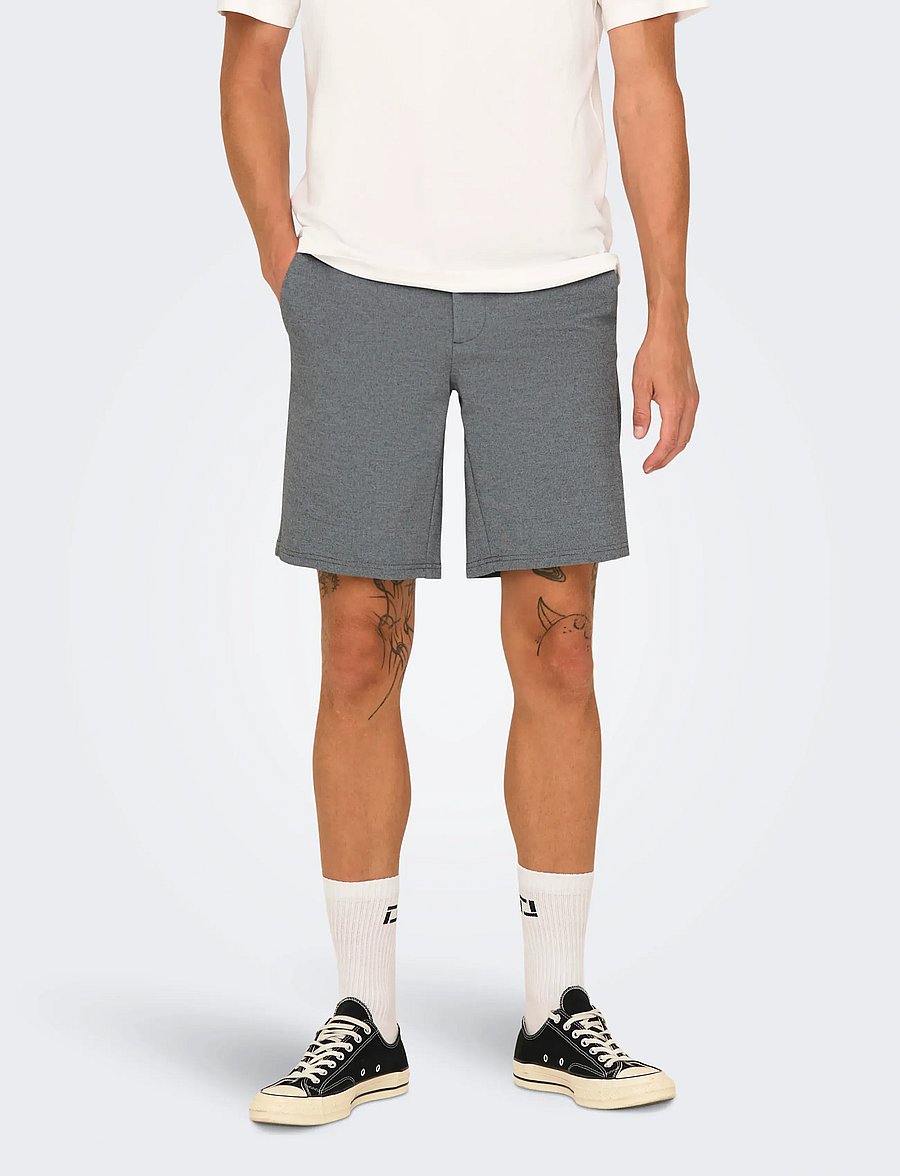 ONLY & SONS - ONSMARK SHORTS 0209 NOOS - chinos shorts - medium grey melange - 5