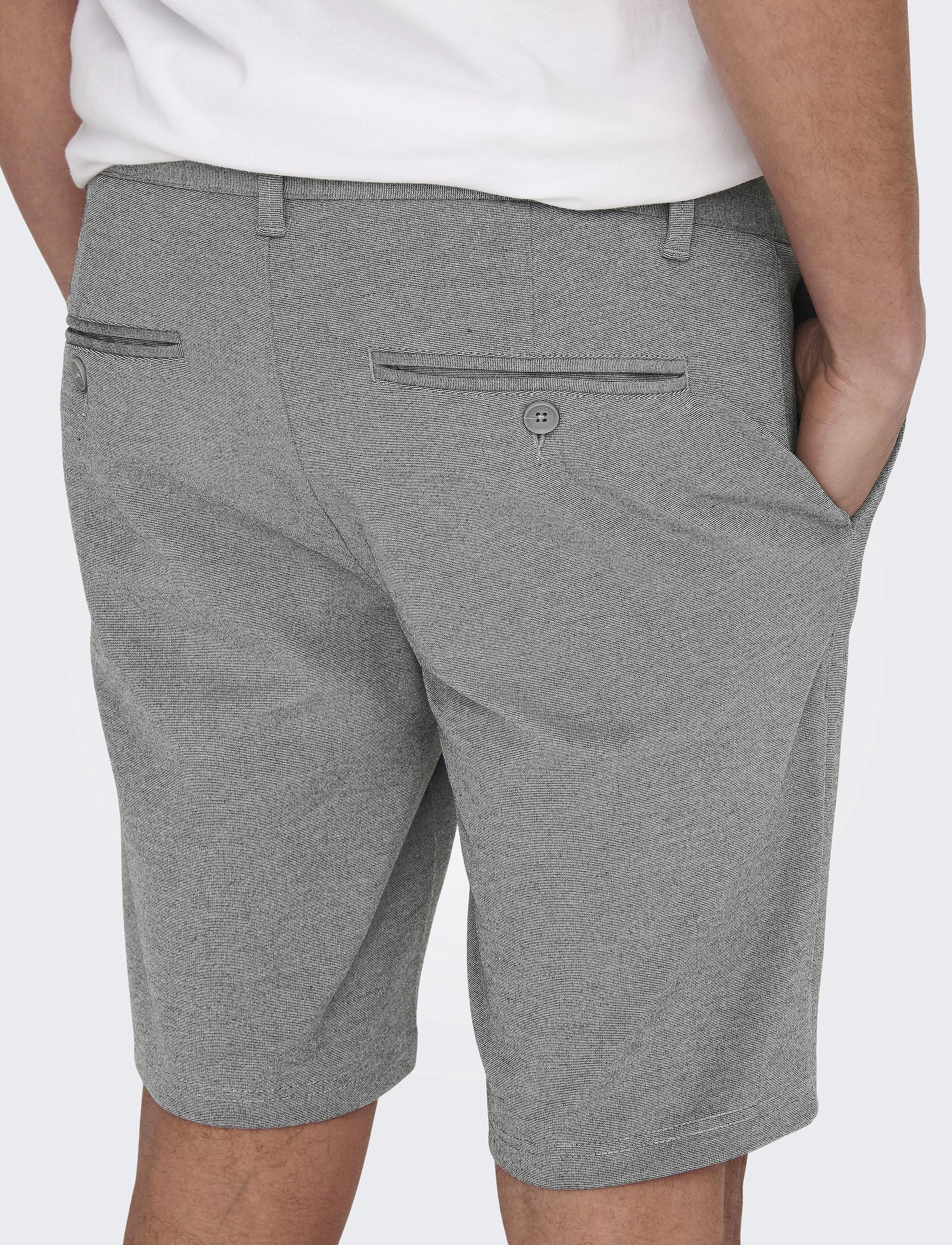 ONLY & SONS ONSMARK SHORTS 0209 NOOS - Clothing - MEDIUM GREY MELANGE / grey