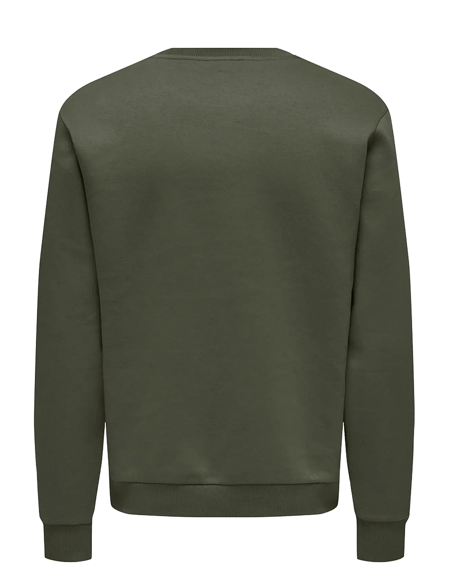 ONLY & SONS - ONSCERES CREW NECK NOOS - sweatshirts - beluga - 2