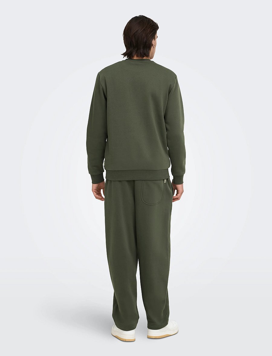 ONLY & SONS - ONSCERES CREW NECK NOOS - sweatshirts - beluga - 3