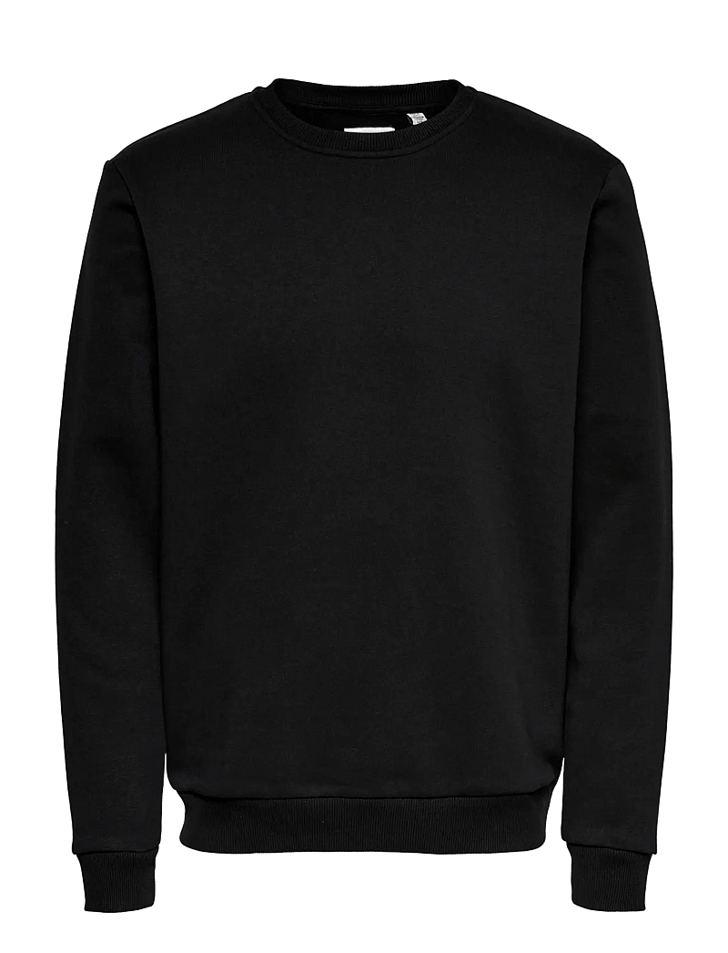 ONLY & SONS - ONSCERES CREW NECK NOOS - kollektioner - black - 1